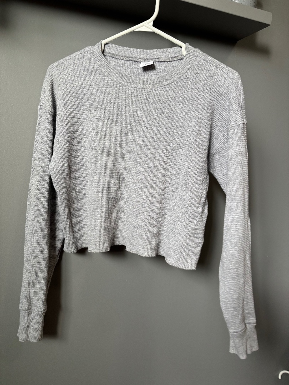 Aritzia Tna Waffle Knit Longsleeve Shirt